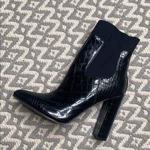 Snake Skin Bootie